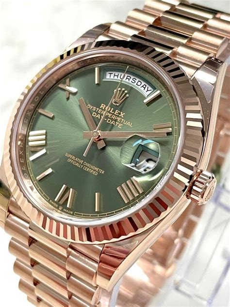 rolex day date 40mm rose gold price|rolex day date 40 228239.